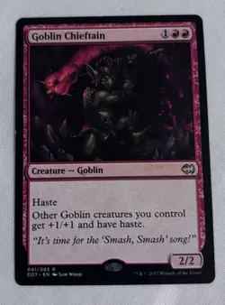 MTG Goblin Chieftain Duel Deck merfolk vs. goblins NM - Image 1