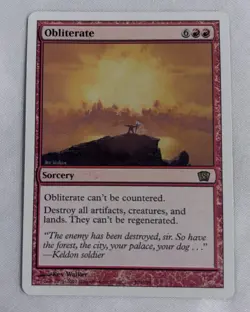 MTG Obliterate 8th Edition rare NM - Image 1