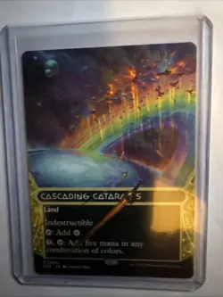 MTG - Cascading Cataracts 0005 (Borderless) - Edge of Eternities NM/M Condition - Image 1