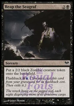 Reap the Seagraf 4x FOIL DKA MTG Dark Ascension Common MINT black - Image 1