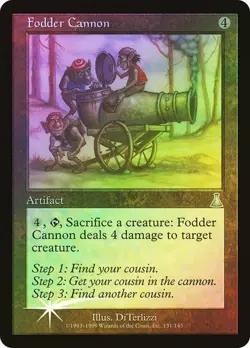 Urza's Destiny MTG FOIL Fodder Cannon Magic - Image 1