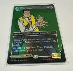 Magic The Gathering MTG Peter Parker (0232) (Borderless) - Marvel's Spider-Man - Image 2