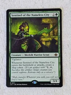 MTG Sentinel of the Nameless City The Lost Caverns of Ixalan #211 Card Rare NM - Image 2