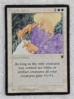 MTG Angelic Voices - Legends (LEG) Magic the Gathering Card Rare HP - Image 2