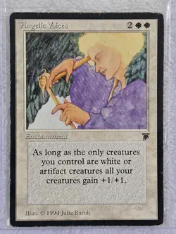 MTG Angelic Voices - Legends (LEG) Magic the Gathering Card Rare HP - Image 4
