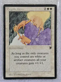 MTG Angelic Voices - Legends (LEG) Magic the Gathering Card Rare HP - Image 5