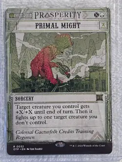 MTG Primal Might Outlaws of Thunder Junction (OTP) #32 Magic Rare NM - Image 5