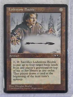 MTG Lodestone Bauble - Alliances Magic the Gathering Card 1996 Vintage Rare NM - Image 1