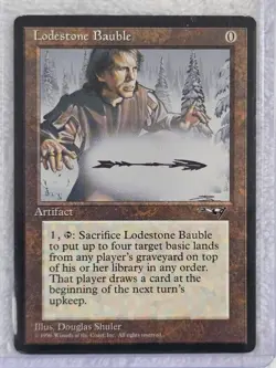 MTG Lodestone Bauble - Alliances Magic the Gathering Card 1996 Vintage Rare NM - Image 2