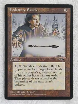 MTG Lodestone Bauble - Alliances Magic the Gathering Card 1996 Vintage Rare NM - Image 4