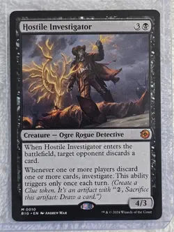 MTG Hostile Investigator Outlaws of Thunder Junction (BIG) #10 Mythic NM - Image 4