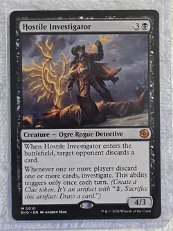 MTG Hostile Investigator Outlaws of Thunder Junction (BIG) #10 Mythic NM - Image 5