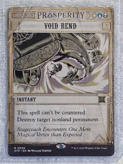MTG Void Rend Outlaws of Thunder Junction (OTJ) #59 Magic Card Rare NM - Image 5