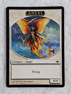 MTG Angel Token - Conflux (CON) Magic the Gathering Card Token NM - Image 1