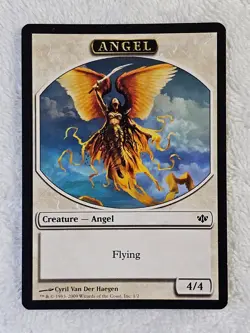 MTG Angel Token - Conflux (CON) Magic the Gathering Card Token NM - Image 2