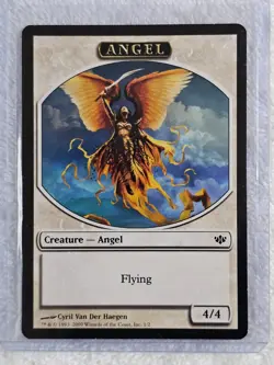 MTG Angel Token - Conflux (CON) Magic the Gathering Card Token NM - Image 4