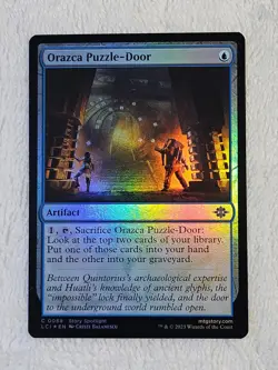 MTG Orazca Puzzle-Door FOIL The Lost Caverns of Ixalan #68 Magic Card NM - Image 2