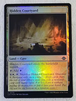 MTG Hidden Courtyard FOIL #274 The Lost Caverns of Ixalan Card Land NM - Image 2