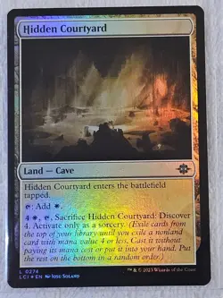 MTG Hidden Courtyard FOIL #274 The Lost Caverns of Ixalan Card Land NM - Image 5