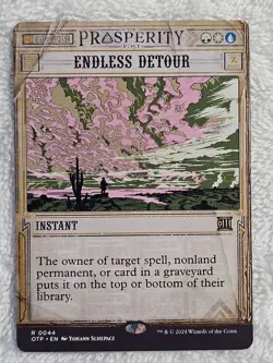 MTG Endless Detour Outlaws of Thunder Junction (OTP) #44 Magic Card Rare NM - Image 2