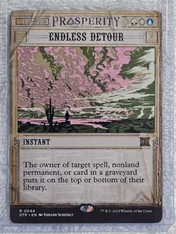 MTG Endless Detour Outlaws of Thunder Junction (OTP) #44 Magic Card Rare NM - Image 4