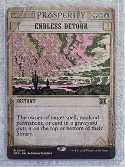 MTG Endless Detour Outlaws of Thunder Junction (OTP) #44 Magic Card Rare NM - Image 5