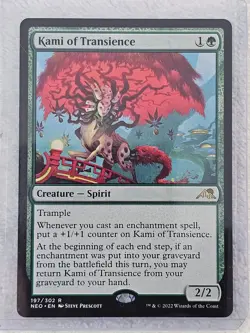 MTG Kami of Transience #197 Kamigawa Neon Dynasty Magic Gathering Card Rare NM - Image 5