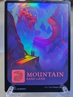 MTG Mountain (0290) FOIL The Lost Caverns of Ixalan Magic Gathering Card Land NM - Image 4