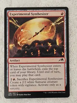 MTG Experimental Synthesizer #138 Kamigawa Neon Dynasty Magic Gathering Card NM - Image 2