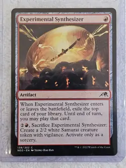 MTG Experimental Synthesizer #138 Kamigawa Neon Dynasty Magic Gathering Card NM - Image 4