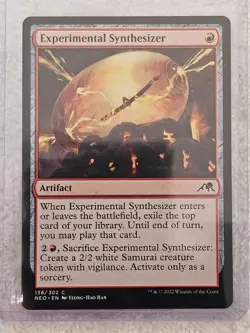 MTG Experimental Synthesizer #138 Kamigawa Neon Dynasty Magic Gathering Card NM - Image 5