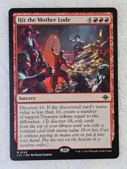 MTG Hit the Mother Lode - The Lost Caverns of Ixalan #153 Card Rare NM - Image 2