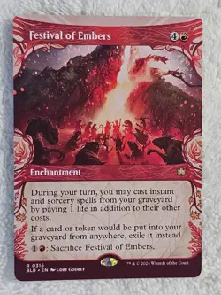 MTG Festival of Embers (Showcase) #316 Bloomburrow (BLB) Magic Card Rare NM - Image 2