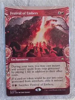 MTG Festival of Embers (Showcase) #316 Bloomburrow (BLB) Magic Card Rare NM - Image 4