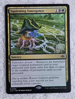 MTG Squirming Emergence - The Lost Caverns of Ixalan #241 Card Rare NM - Image 1