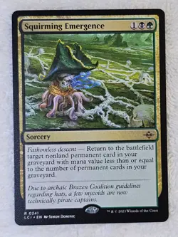MTG Squirming Emergence - The Lost Caverns of Ixalan #241 Card Rare NM - Image 2