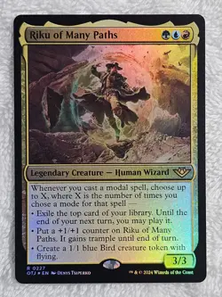 MTG Riku of Many Paths FOIL Outlaws of Thunder Junction (OTJ) #227 Card Rare NM - Image 1