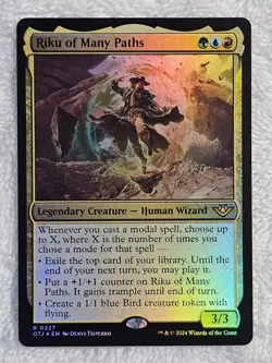 MTG Riku of Many Paths FOIL Outlaws of Thunder Junction (OTJ) #227 Card Rare NM - Image 2