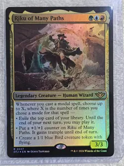 MTG Riku of Many Paths FOIL Outlaws of Thunder Junction (OTJ) #227 Card Rare NM - Image 4