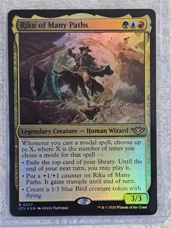 MTG Riku of Many Paths FOIL Outlaws of Thunder Junction (OTJ) #227 Card Rare NM - Image 5