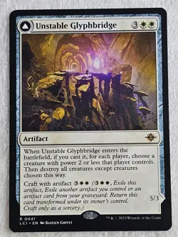 MTG Unstable Glyphbridge #41 The Lost Caverns of Ixalan Card Rare NM - Image 1