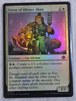 MTG Envoy of Okinec Ahau FOIL #11 The Lost Caverns of Ixalan Card NM - Image 4
