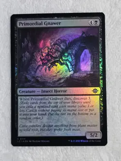 MTG Primordial Gnawer FOIL The Lost Caverns of Ixalan #114 Magic Card NM - Image 1