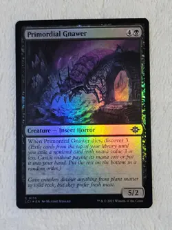 MTG Primordial Gnawer FOIL The Lost Caverns of Ixalan #114 Magic Card NM - Image 2