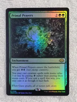 MTG Primal Prayers FOIL - Modern Horizons 3 (MH3) #166 Magic Card Rare NM - Image 2