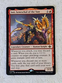 MTG Inti, Seneschal of the Sun The Lost Caverns of Ixalan #156 Card Rare NM - Image 2