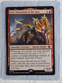 MTG Inti, Seneschal of the Sun The Lost Caverns of Ixalan #156 Card Rare NM - Image 4