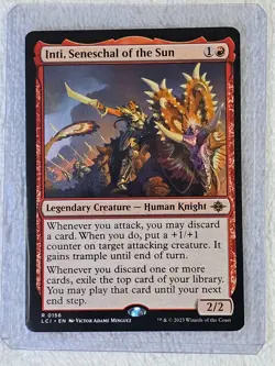 MTG Inti, Seneschal of the Sun The Lost Caverns of Ixalan #156 Card Rare NM - Image 5