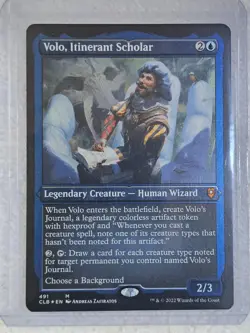 MTG Volo Itinerant Scholar (Foil Etched) #491 Battle for Baldur's Gate Mythic NM - Image 4