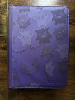 pokemon Laser Engraved Gengar binder - Image 3